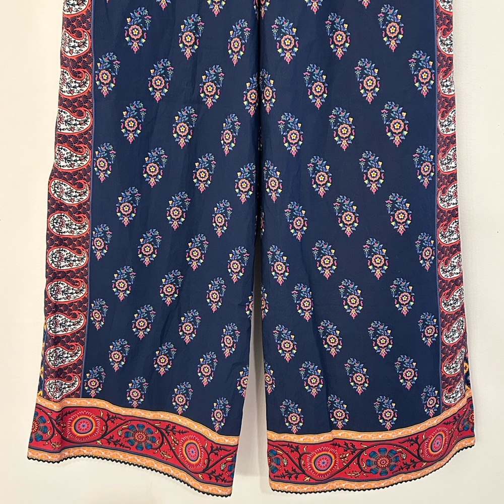 NEW Anthropologie Tanvi Kedia Colorful Bohemian Wide Leg Pants size XS NWT - Picture 10 of 12